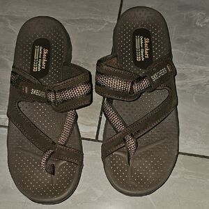 Skechers Brown Strappy Sandals